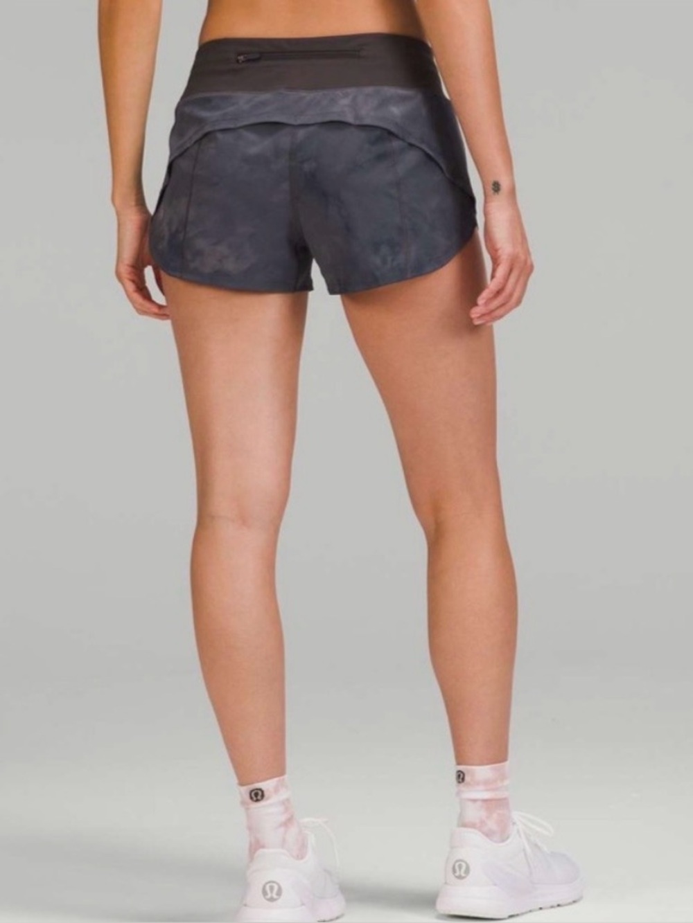 Grey Lululemon Speed Up Shorts